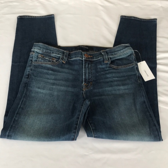 J Brand Claude Mid Rise Cigarette Jeans in “Idolize” size 27 NWT